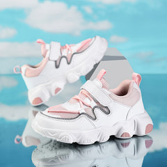 Girl's Chunky Shoes Soft Sole Casual Sneakers For Kids