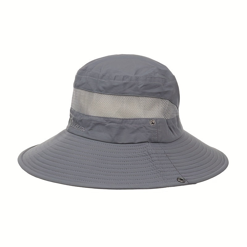Breathable Mesh Visor Bucket Hat UV Sun Hat