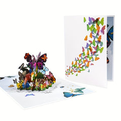 Flying Butterflies Pop Up Card for Mother's Graduation