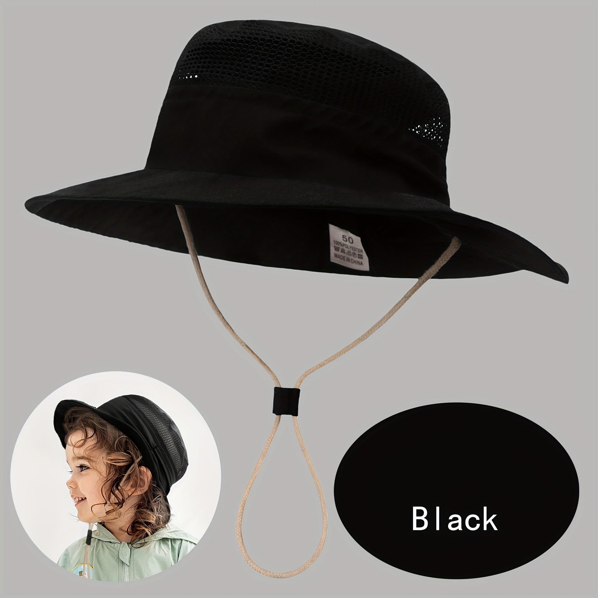 Kids Mesh Breathable Sun Hat for Boys and Girls