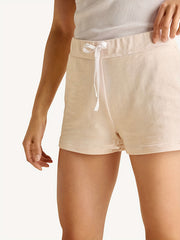 Women's Elastic Drawstring High Rise Shorts