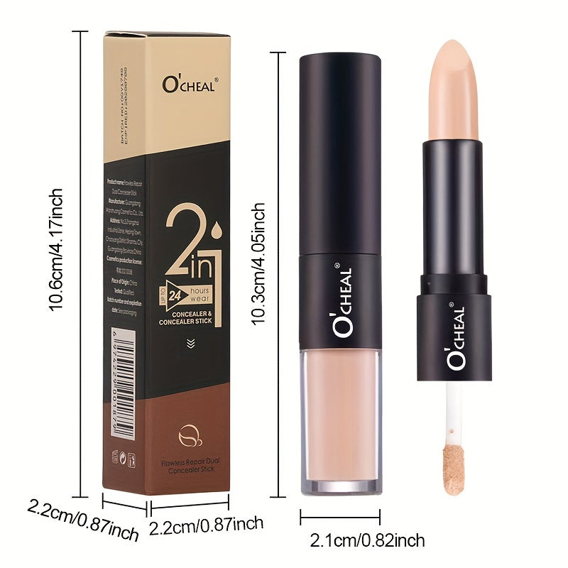 2-In-1 Water/Sweat Resistant Concealer Stick for Face & Eyes