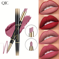 Waterproof Double Ended Lipstick and Lip Liner Pencil Matte Finish