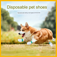 Disposable Pet Dog Paw Cover Shoes 20pcs Per Bag Waterproof Dog Boots