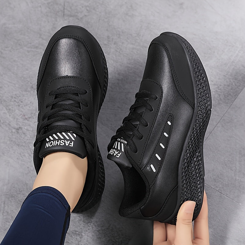 Women's Waterproof Non-slip Lace Up Casual Shoes