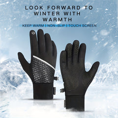 Winter Touch Screen Thickened Gloves for Outdoor Sports