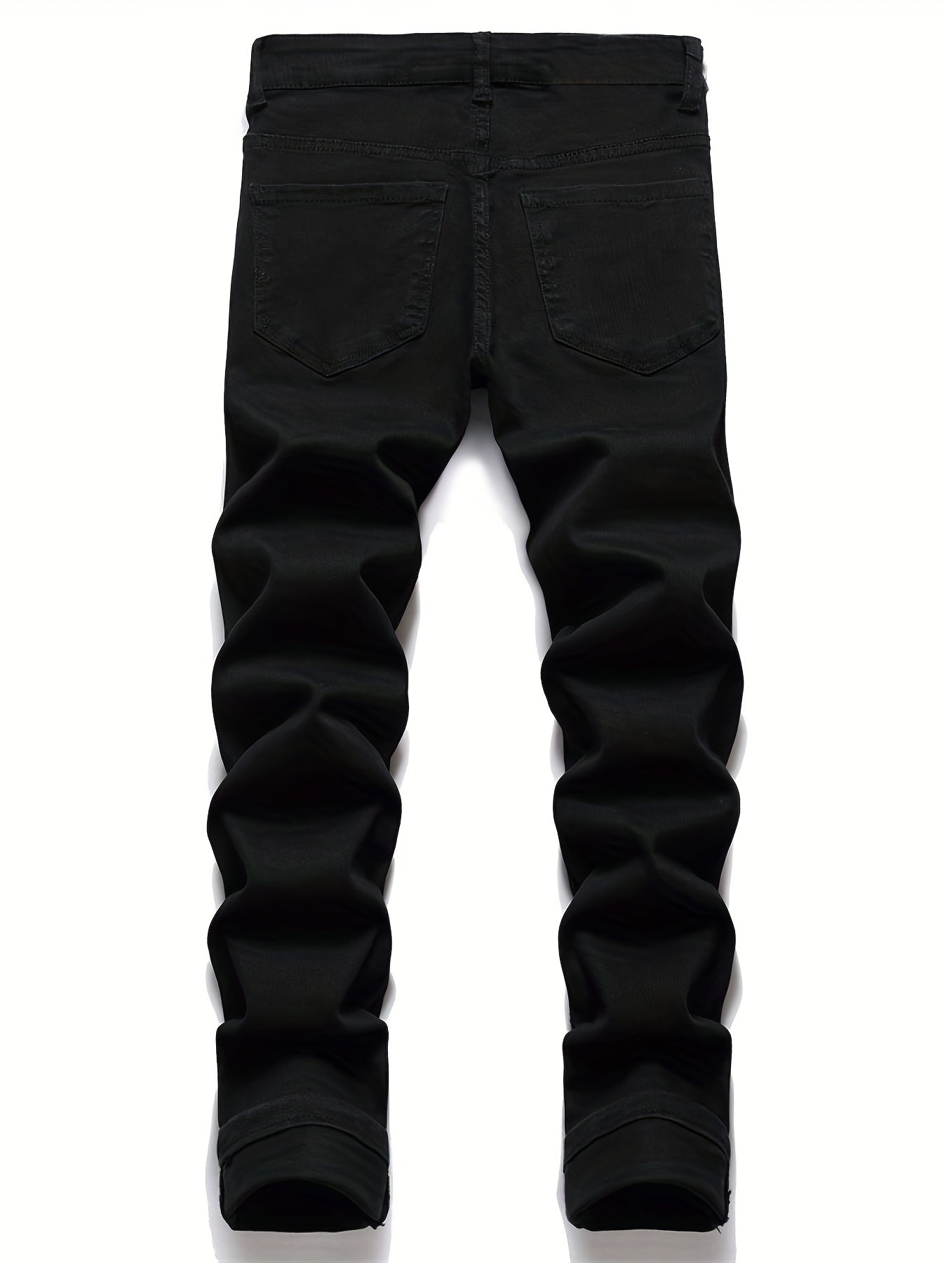 Men's Regular Denim Jeans With Pockets