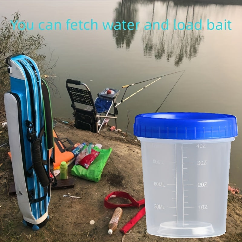 Fishing Bait Measuring Cup 120ml Plastic Scale Cup