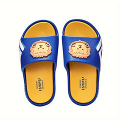 Boys Cartoon Slippers Non Slip Lightweight Open Toe Indoor Shower Pool