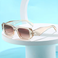 Rectangle Sunglasses Casual Gradient Glasses UV400