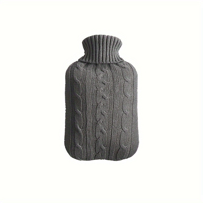 Knitted Cover For 2000ml Hot Water Bottle Hand Warming Water Bag Cover
