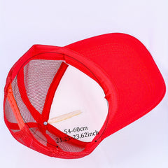 Rainbow Pride Mesh Trucker Hat LGBT Adjustable Baseball Cap