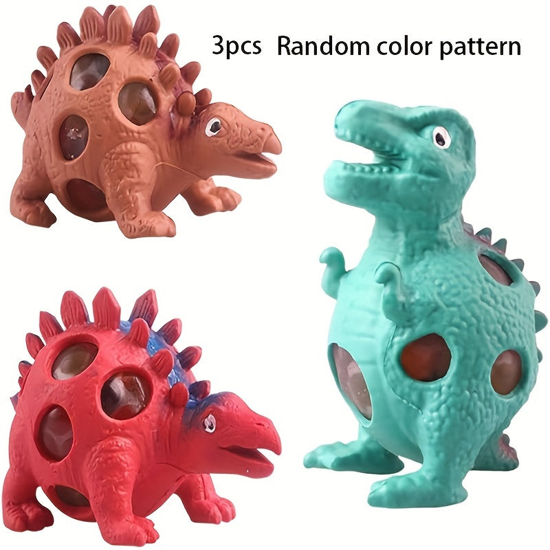 Dinosaur Stress Balls Sensory Relief Fidget Toys Work Pressure Release