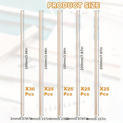 130pcs Pasha Stick Set DIY Building Model Material Wooden Products