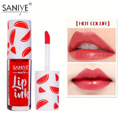 SANIYE Cherry Lipstick Matte Lip Tint Waterproof Long Lasting