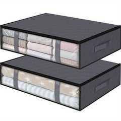 Underbed Storage Box Lightweight Zipper Organzier Clothes Container