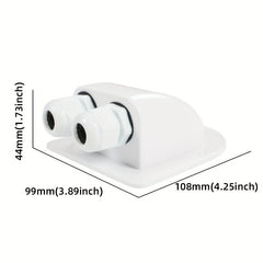 Solar Panel Roof Wire Entry Gland Box Motorhome RV Yacht Car