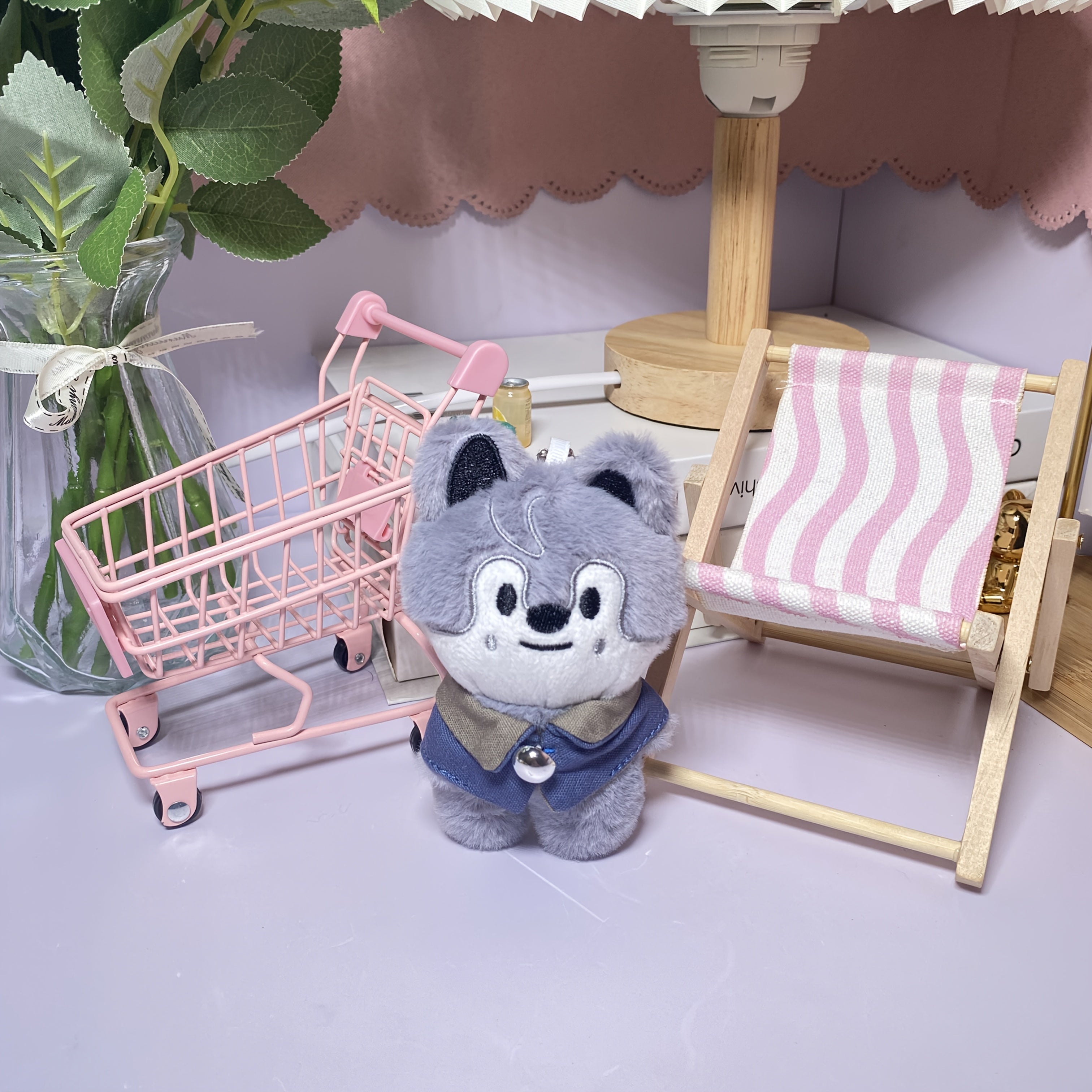 Cute K POP Style Plush Animal Charms - Hanging Decorations