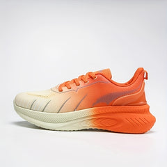 Women's Colorblock Platform Sneakes Casual Lace Up Outdoor Shoes