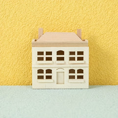 Dollhouse Furniture Natural Wood Pocket Villa Small House