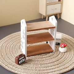 Doll House Storage Rack Bookshelf Halloween Christmas Gift