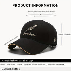 Outdoor Baseball Cap Summer Embroidered Adjustable Hip Hop Hat Men Women