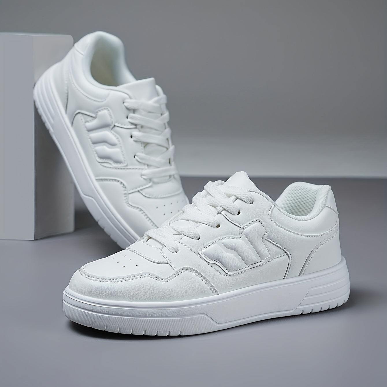 Women's Lace Up Platform Skate Shoes Sports Sneakers