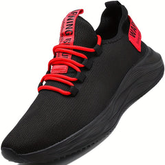 Soft Thick Sole Shock Absorption Mesh Breathable Flying Woven Shoes