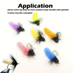 1 Pack 5m 13 Colors Fly Tying Chenille Fishing Tackles
