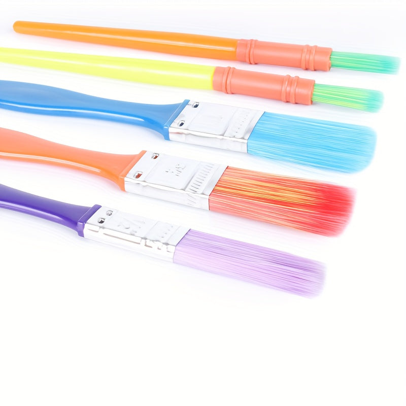 15pcs Non Toxic Art Brush Set Sponge Tips Watercolor Painting Supplies