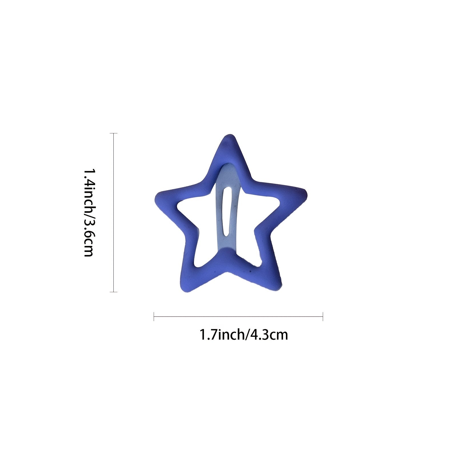 Mini Star Hair Pin for Girls 4.32 cm