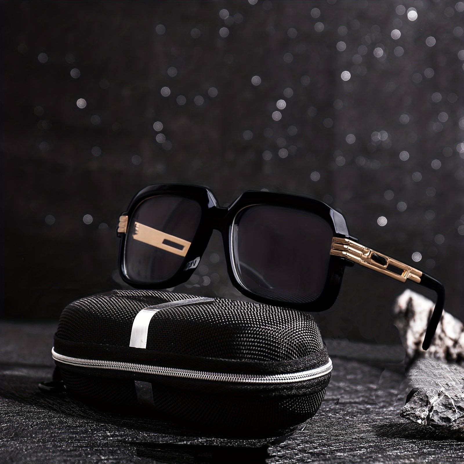 Men's Square Frame Sunglasses UV Protection