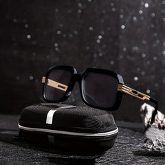 Men's Square Frame Sunglasses UV Protection
