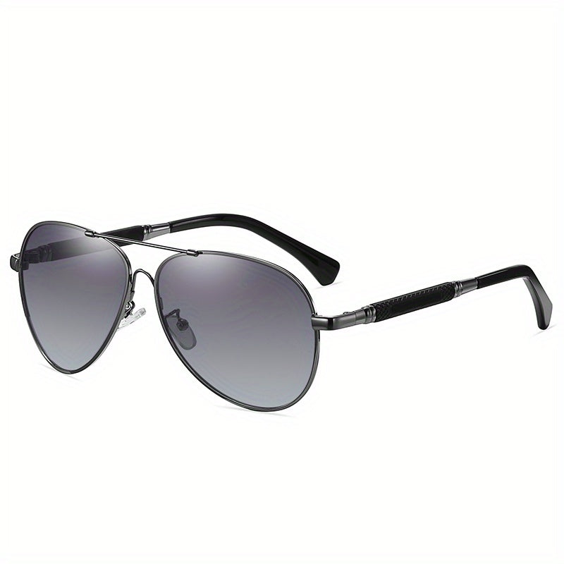 Polarized Metal Frame Pilot Sunglasses UV400