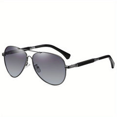 Polarized Metal Frame Pilot Sunglasses UV400