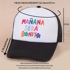 MANANA Y2K Trucker Hat Baseball Cap Mesh Adjustable Dad Hats
