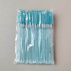 50pcs Mascara Wands Spoolie Brush Eyebrow Eyelash Extension Applicator