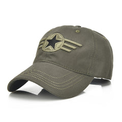 Camouflage Baseball Cap Embroidered for Outdoor Style