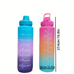 Gradient Sports Water Bottle Large Capacity Handle for Outdoor Travel