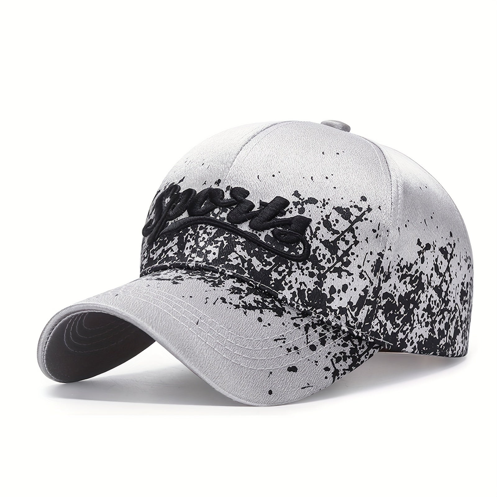 Ink Dot Print Baseball Cap Men Women