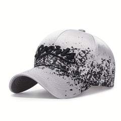 Ink Dot Print Baseball Cap Men Women