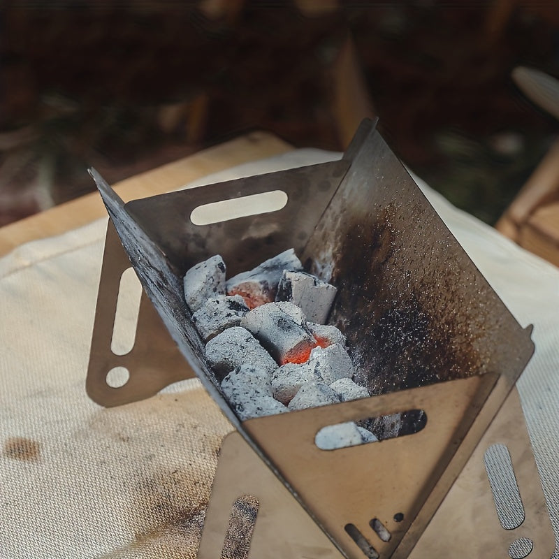 Portable Stainless Steel Mini BBQ Stove for Outdoor Cooking
