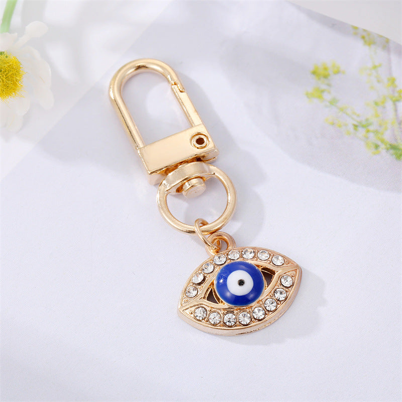 Evil Eye Keychain Car Keyring Bags Ornament Jewelry