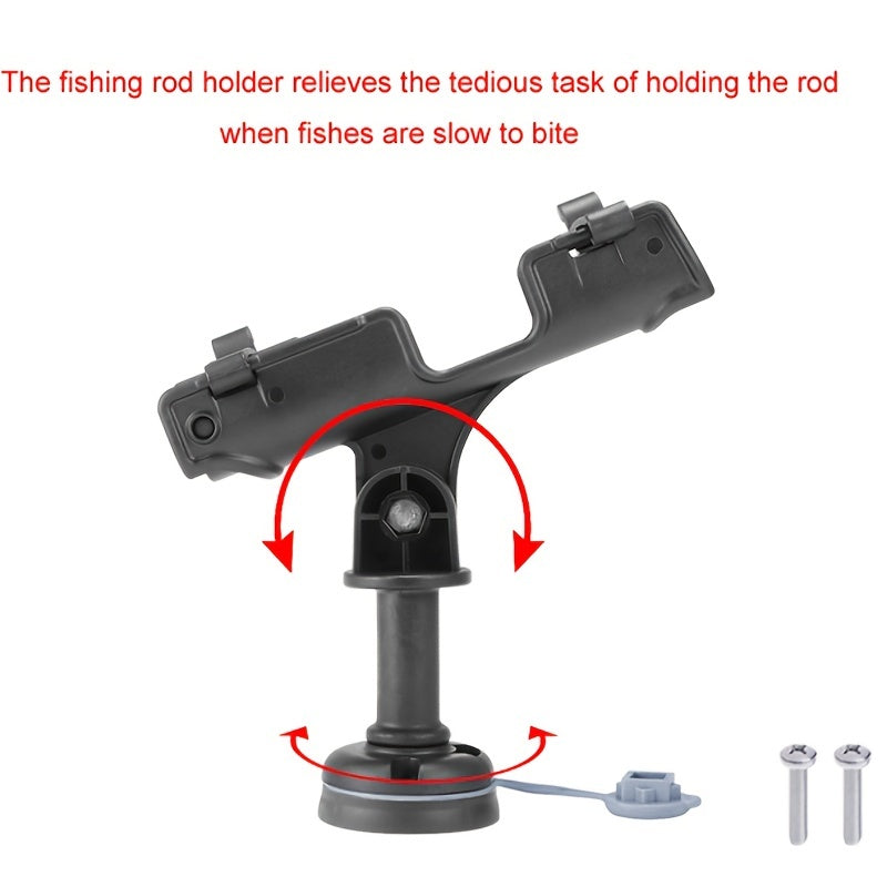 Adjustable 360 Degree Rod Holder for Boats/Kayaks