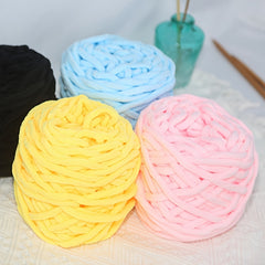53oz Soft Blends Chenille Yarn For Hand Knitting DIY Crochet Hat Scarf Fur