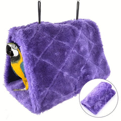 Small Pet Triangle Nest Flannelette Myna Winter Nest Pet Warm Cozy Cage
