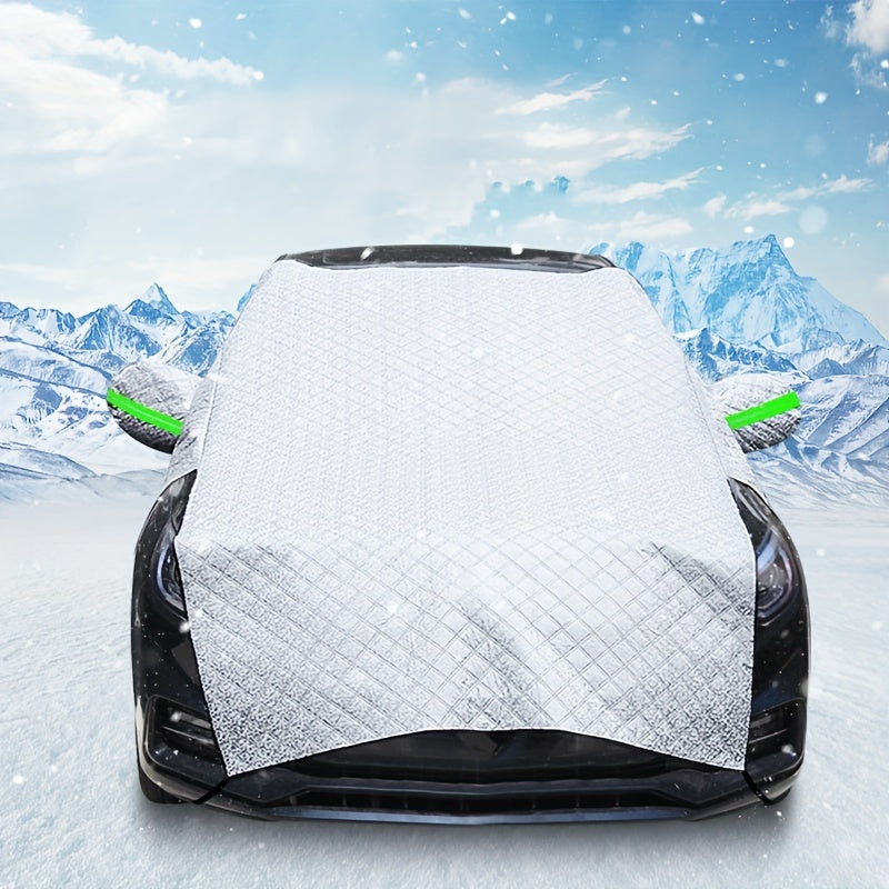 Portable Auto Sun Shade Windshield Snow Cover UV & Snow Resistant