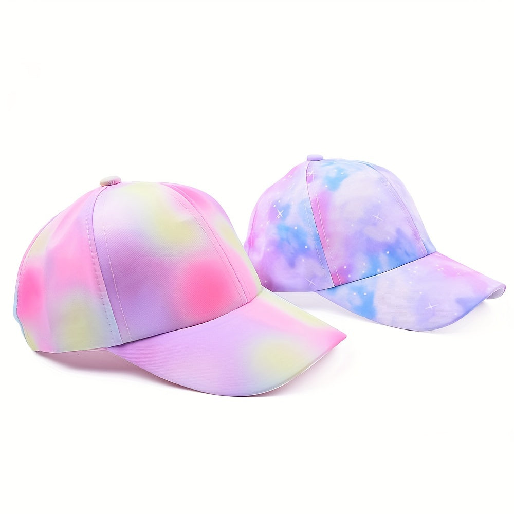 Tie Dye Baseball Cap Sun Protection Comfortable Breathable Cap