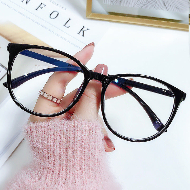 Women's Round Frame Light Blocking Glasses