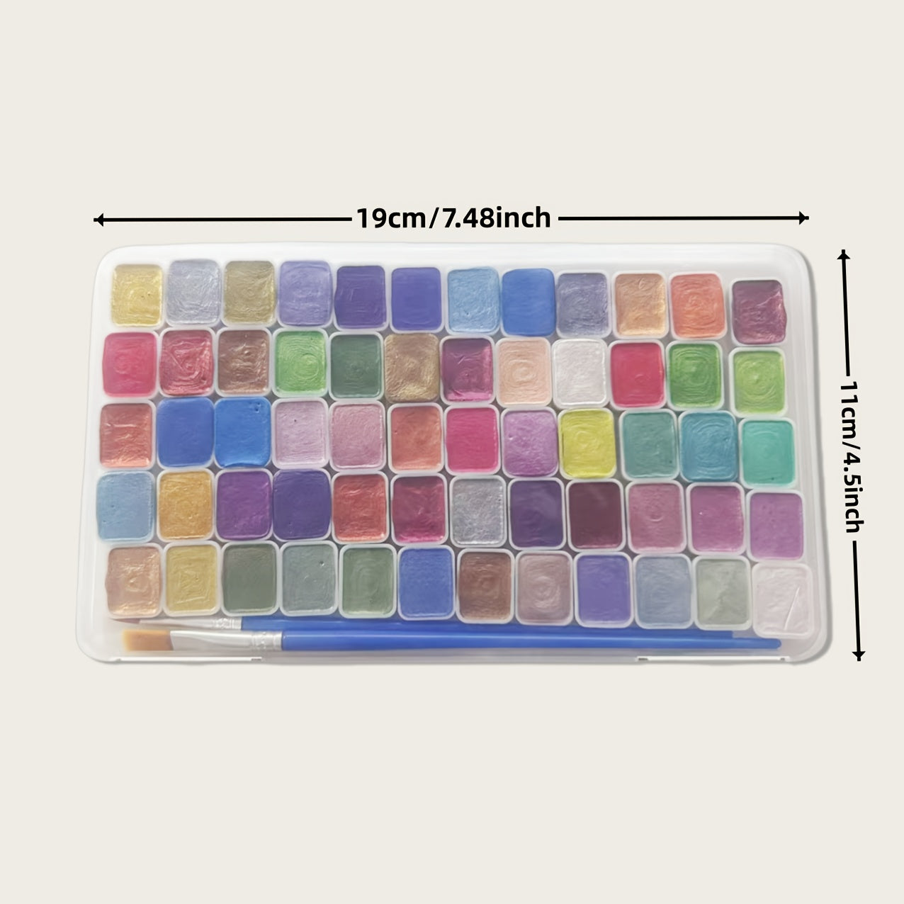 Iridescent Metallic Watercolor Set Shimmer DIY Paint Set for Artists